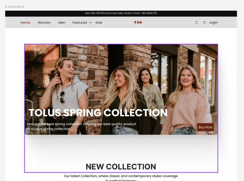 E-commerce UI Design